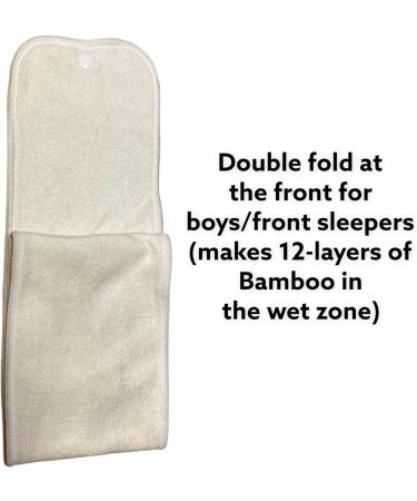 Forest Friends Eco Baby All in Two Reusable Cloth Nappy Cover with Bamboo Insert - Buy Online on GoSupps.com