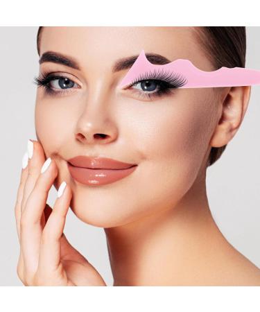POPETPOP Reusable Eyeliner Stencils-Silicone Eyebrow Stencils Wing Tips Multi-purpose Eyeliner Guide Tool for Eyeliner Pink - Buy Online on GoSupps.com