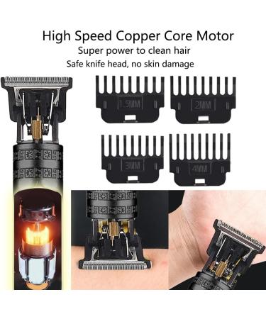 Buy Cordless Hair Clippers for Men - Travel-Friendly Rechargeable Hair Trimmer with 6 Earpicks - Best Hair Clipping & Sculpting Tool in Black - Buy Online on GoSupps.com