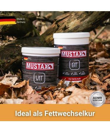 Mustax Biotin for Horses - Enhance Fur & Hoof Health with Zinc & Essential Vitamins | Expert-Developed Animal Nutrition - Buy Online on GoSupps.com