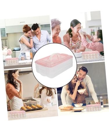 Healvian Handle Deviled with Double Carrier Preservation Storage Kitchen Eggs Stack-able Holder re-usable - Buy Online on GoSupps.com