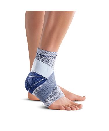 Bauerfeind - Malleotrain plus - ankle bandage - Extra stability for ankle joints and tendons - left foot - size 4 - color Titan Left size 4 titanium