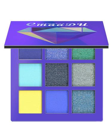 LoveLeiter LoveLeiter Cosmetic Matte Eyeshadow Cream Palette Shimmer Palette Shimmer Set 9 Colors Pressed Eyeshadow Smokey Shimmer Pigments Powder Makeup