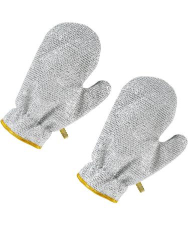KAHDGSS 2pcs Convenient Silver Wire Dishwashing Gloves Heat &Cold Resistant Non-Scratch Metal Wire Dishwashing For Home Use - Buy Online on GoSupps.com