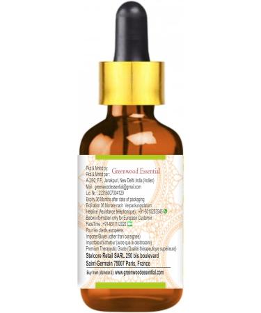 Greenwood Essential Pure Amla Oil (Emblica officinalis) with Glass Dropper Premium Therapeutic Grade for Hair, Skin & Aromatherapy 50ml (1.69 oz) 50ml (1.69 Ounce) With Glass Dropper - Buy Online on GoSupps.com