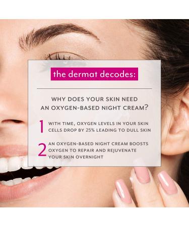 Oxy-Infusion Night Cream - Boost Skin Oxygen & Moisture for Youthful Glow | Dermatologist-Developed | 60 gm - Buy Online on GoSupps.com