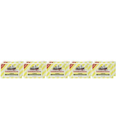 Fisherman's Friend Lemon Sugar-Free Cough Drops - Pack of 4 (4 x 25g) | International Shipping Available - Buy Online on GoSupps.com