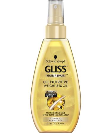 GLISS Hair Repair Nutritive Weightless Treatment Oil  5.1 Ounce