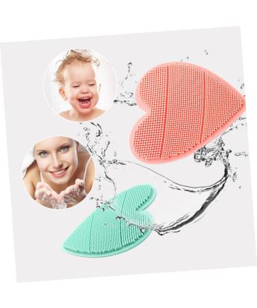 Totority 2pcs Baby Scalp Massager & Shampoo Brush Set - Silicone Scrubber for Cradle Cap & Hair Care - Green Baby Bath Comb - Buy Online on GoSupps.com