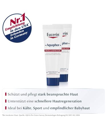 Eucerin Aquaphor Protect & Repair Ointment 20 ml & 10 ml (Pack of 2) - Best Skin Healing Solution Fast Shipping Worldwide - Buy Online on GoSupps.com