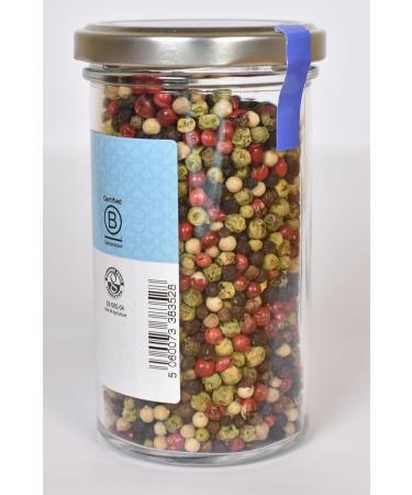 Steenbergs Organic Rainbow Pepper Blend 120g - Buy Online on GoSupps.com
