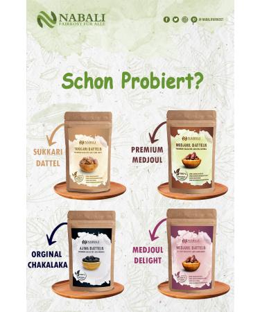 NABALI FAUMOST Medjool Dates - 100% Natural & Vegan | Honey-Sweet Caramel Flavor | 5kg Pack - No Preservatives - Buy Online on GoSupps.com