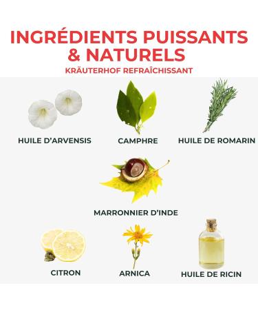 Kr uterhof Gel Chauffant & Rafra chissant (2 x 500 ml) - Gel relaxant musculaire pour les muscles et les articulations fatigu s Massage et traitement de relaxation aux extraits naturels Duo Set Chauffant & Rafra chissant - Buy Online on GoSupps.com