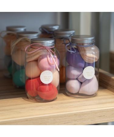 CHADO Makeup Sponge Jar - Set of 7 Reusable Blending Sponges for Flawless Professional Makeup Application | International Shipping Available - Buy Online on GoSupps.com
