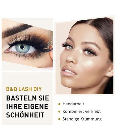 Shop D Curl 12mm Individual Eyelashes - 72 PCs DIY Reusable Wispy Eyelash Extensions for Beginners - Perfect for Home Use - Buy Online on GoSupps.com