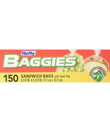 Hefty Sandwich and Storage Bags, 150 Count