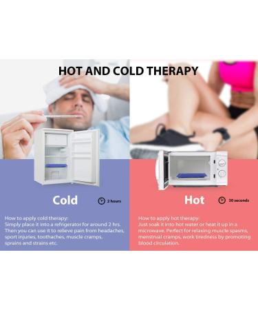 Ohuhu Large Reusable Gel Ice Pack - Hot & Cold Therapy for Injuries - XL Blue Cold Pack - Buy Online on GoSupps.com