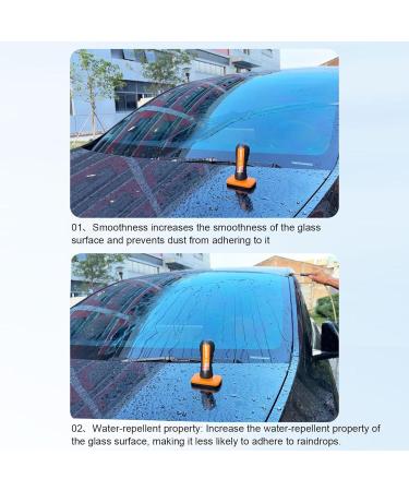 Cleaner Hydrophobic Coating Protected Glass Cleaner Spray Removes Rainwater Clear Window Cleaner Safe Glass Cleaning Solution with Streak Result Multipurpose Cleaner Spray for All Car Models - Buy Online on GoSupps.com