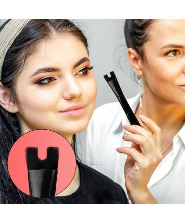 Shop Dual End Nose Contour Brush - U Shaped Makeup Tool for Precision Contouring (Black) - International Shipping Available - Buy Online on GoSupps.com