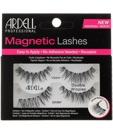Ardell Professional Magnetic Double Wispies Lashes - 2 Pack Black (AMLD-2pk) - Buy Online on GoSupps.com