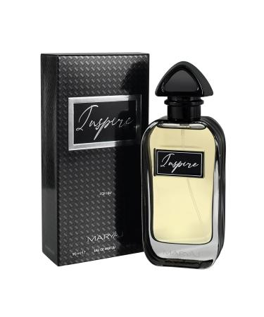 AARVVINTA Inspire EDP Gift For Him 90ML Long Lasting Scent Spray Men - Made In Dubai - Buy Online on GoSupps.com