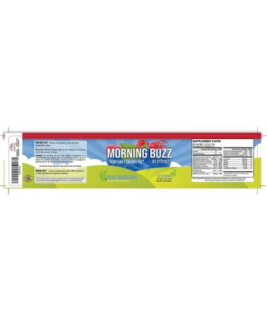 Morning Buzz Energy Drink Powder - Blue Raspberry, 8oz (30 Servings) | Sports Nutrition Energy Drink Mix - Buy Online on GoSupps.com