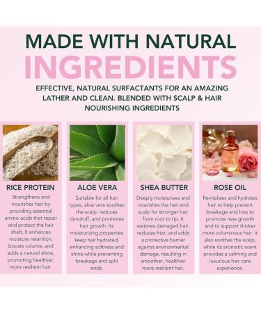 Shampoo Bar Volumizing Rose & Geranium (3 Pack) - Buy Online on GoSupps.com