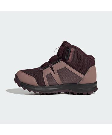 adidas Unisex Kinder Terrex Boa Mid Rain.rdy Hiking Schuhe Graue Sneakers f r Kinder (35 EU) | Shadow Maroon & Matt Purple Met Wonder Red - Buy Online on GoSupps.com