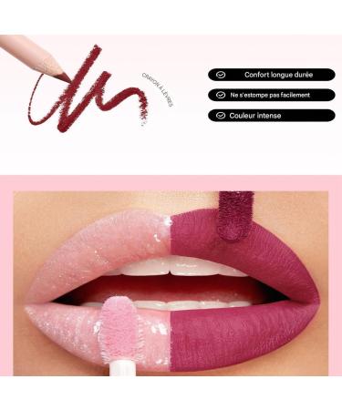 Gloss L vres Maquillage - Maquillage Mat R sistant Kit Cosm tique Beaut - Kit 6 Pi ces Produits Beaut L vres pour Filles et Femmes Quotidien F te Voyage Vacances - Buy Online on GoSupps.com