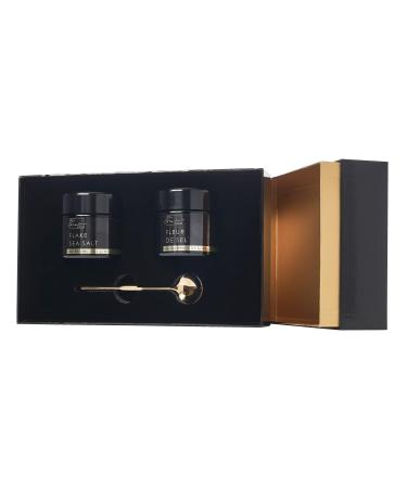 Luxury Flake Sea Salt and Fleur De Sel Gift Set Gourmet Food Gift Box Corporate Gifts Christmas Ideas Congratulations Thinking of You Thanksgiving Ideas