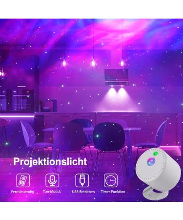 Buy Mhazdze LED Starry Sky Projector | Galaxy Projector with Remote Control & Timer - Perfect for Kids Adults & Parties - Buy Online on GoSupps.com