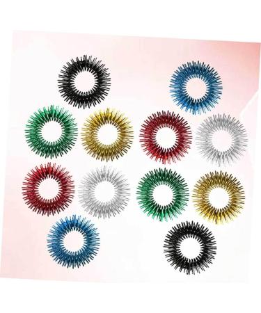 Gatuida 24 pc Spring Fingers Massage & Acupressure Toy for Kids | Stress Relief Finger Roller & Spiked Tape Device | International Shipping Available - Buy Online on GoSupps.com