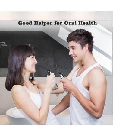 InfiniPower Water Flosser 5 Jet Tips Portable Oral Irrigator Rechargeable IPX7 Waterproof 300ML Tank | Perfect for Travel & Home - Buy Online on GoSupps.com