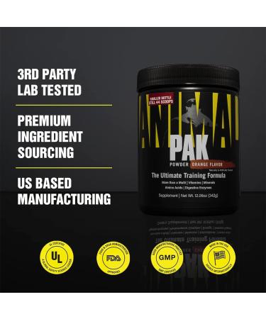 GoSupps.com - Universal Nutrition Animal Pak Orange Crushed 10.4 oz (295 g) - Buy Online on GoSupps.com