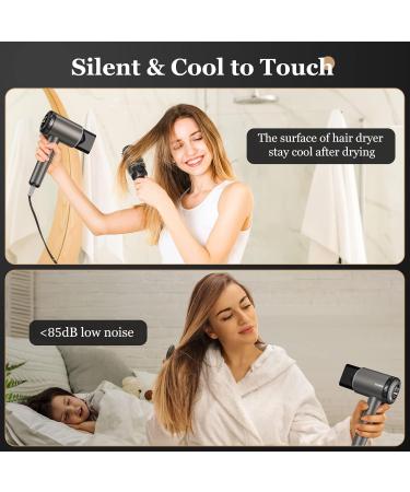 Buy TECHMERI Brushless Ionic Hair Dryer - LED Display Intelligent Thermal-Control Travel-Friendly for Men & Women | International Shipping - Buy Online on GoSupps.com