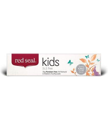 Red Seal Kids Toothpaste | Non-Fluoride, No SLS or Parabens | Mild Banana Peach Bubblegum Flavor | Safe to Swallow | Remineralizing Toothpaste for Children - Buy Online on GoSupps.com