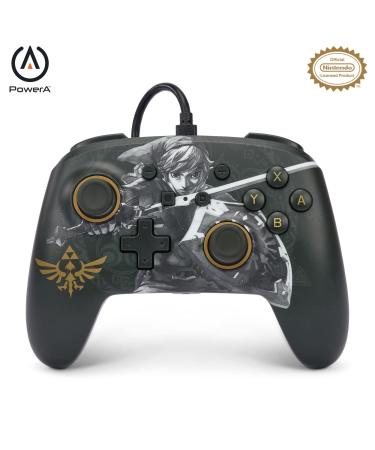 PowerA Enhanced Wired Controller for Nintendo Switch - Battle-Ready Link Battle Ready Link