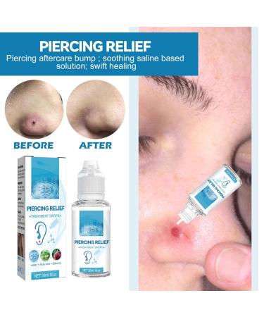 Follow-Up Piercing Solution | Fast Healing Natural Aftercare for Ear Nose Eyebrow & Tongue Piercings - Buy Online on GoSupps.com
