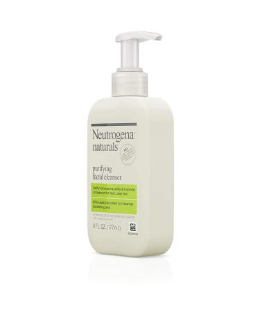 Neutrogena Naturals Purifying Facial Cleanser â€“ 6 fl oz (177 ml) | Gentle & Effective Skincare - Buy Online on GoSupps.com