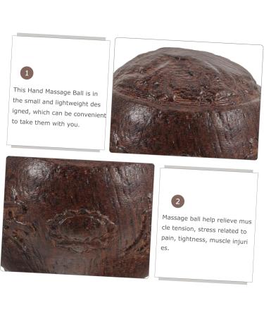 Ultechnovo Health Balls - Outdoor Wooden Boccia Massage Device | Solid Adlerholz Training Ball - Walnut Sports Health Decor - Buy Online on GoSupps.com