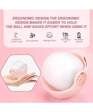 Portable Ice Roller for Face & Eyes - Pink Face Massager for Puffiness & Pain Relief | Women's Skincare Gift - Buy Online on GoSupps.com