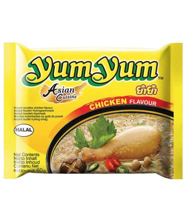 Yum Yum Halal Helal Chicken Instant Noodle Soup - 60g each - 30 x 60g