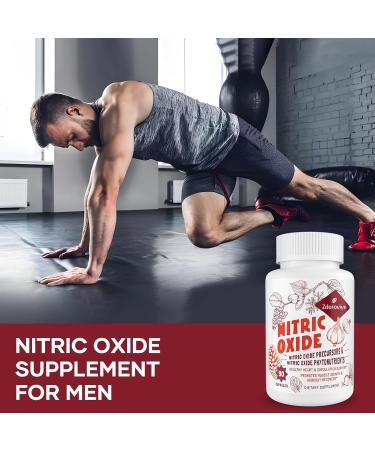 Buy Nitric Oxide Supplement for Men - 13 in 1 Arginine & Citrulline Complex | 2 Bottles 90 Capsules | 2 255mg Per Serving - Optimized for Performance - Buy Online on GoSupps.com