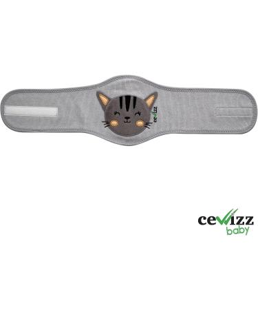 CEVVIZZ Baby Gas Relief Belly Band - Microwavable Thermal Waistband with Natural Cherry Pits for Gas Pains - Beautiful Gift Box - Grey - Buy Online on GoSupps.com