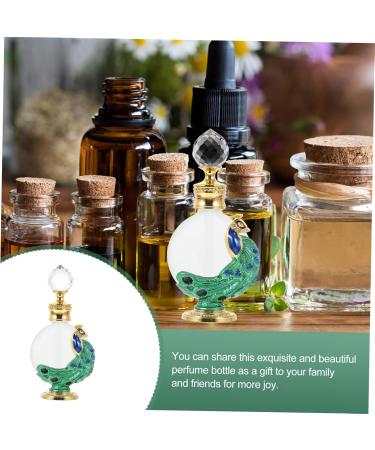 MAGICLULU Middle Eastern Perfume Bottle Portable Fragrance Bottle Home Perfume Bottle Bedroom Perfume Bottle Empty Perfume Bottle Living Room Perfume Bottle Empty Storage Bottle Empty Bottle 13x9x4cm Green - Buy Online on GoSupps.com