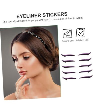 Didiseaon 240 Pairs Eyeliner Eyelid Tape Stickers Eye Makeup Double Eyelid Adhesive Tape Plastic - Buy Online on GoSupps.com