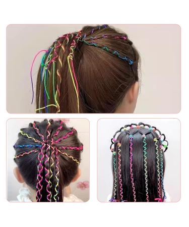 30 Colorful Hair Wraps - Wllhyf Rainbow Braiding Cords for DIY Hair Styling Accessories for Women & Girls - Buy Online on GoSupps.com