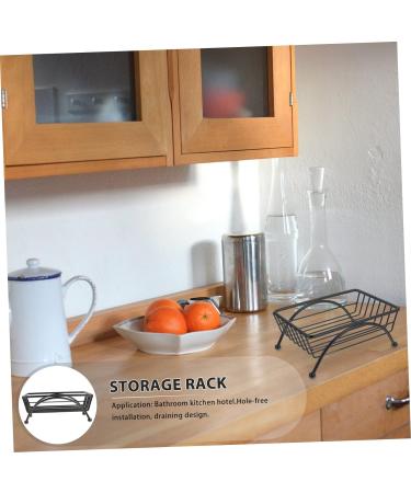 Amosfun 2 Pcs Four Leg Dish Towel Rack Soap Storage Kitchen Sink Rack Dish Sponge Rack Soap Holder Bath Sponges Sink Drain Rack Sinks Metal Kitchen Drain Rack Iron Household Storage Rack - Buy Online on GoSupps.com