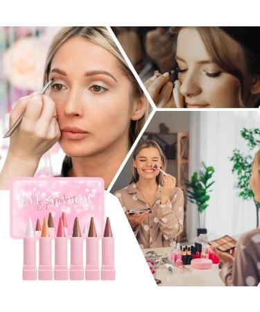Eyeliner Paillet Pour Femmes 6 Pi ces Maquillage Facial | Eye-liner de Maquillage Portable - Pour Amateurs De Beaut Mariage Cosplay Artistes Mari es Spectacles Sur Sc ne v nements Sp ciaux - Buy Online on GoSupps.com