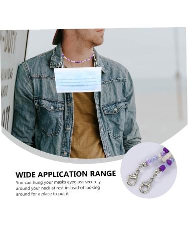 Bcoath 2-Piece Glasses Mask Chain | Anti-Slip Lanyard & Accessories for Masks | Portable & Practical Glasses Hanging Solutions - Buy Online on GoSupps.com